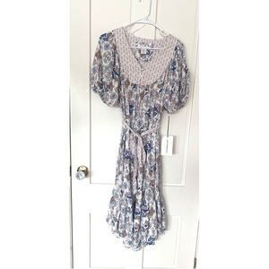 NWT Lucky Brand Boho Maxi Dress, XS